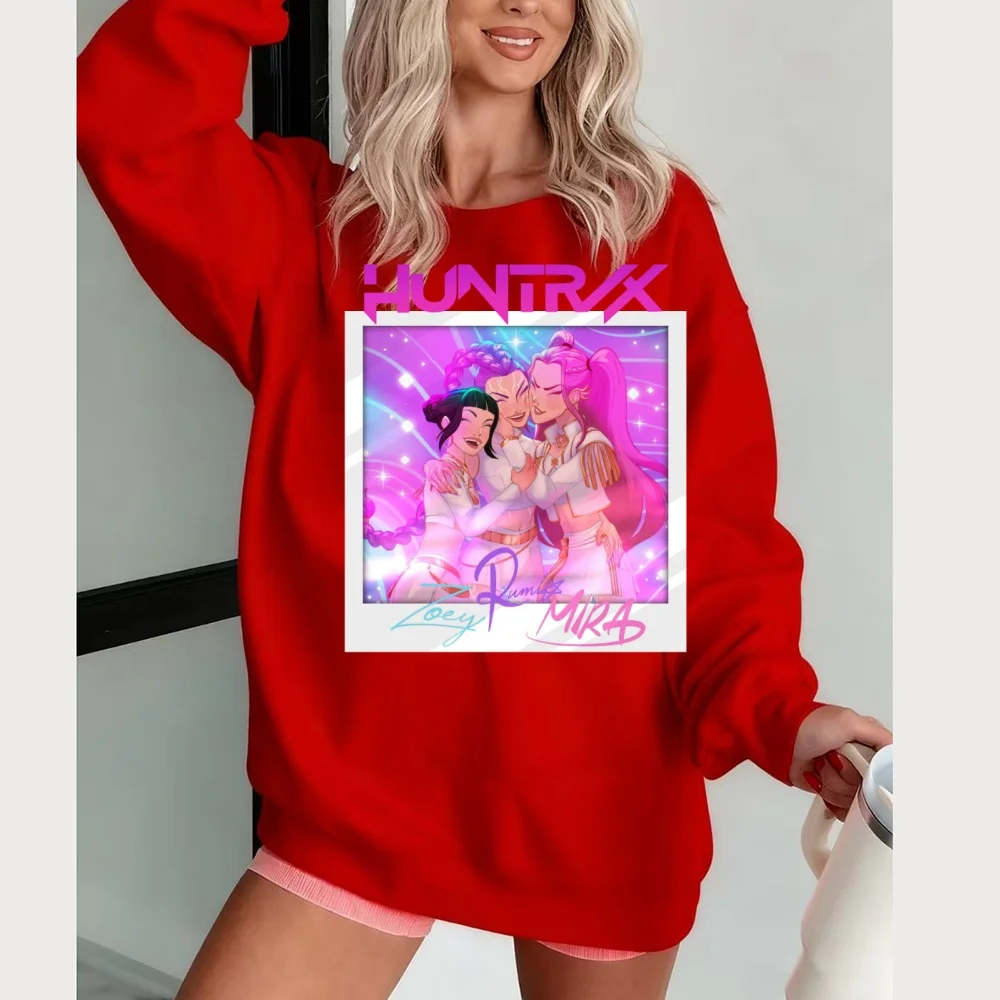 KPop デーモンハンター映画 2025 新しいフーディストリートトレンドスウェットシャツ男性と女性のレトロファッションオーバーサイズ服