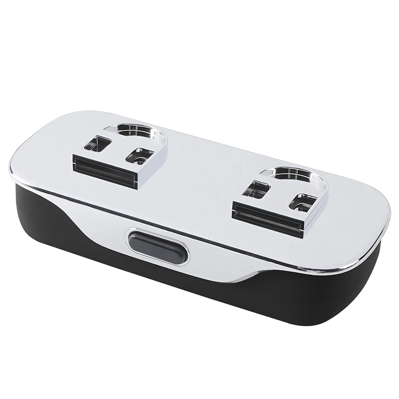 حصريًا لسيارة لاند روفر رينج روفر L322 سبورت ديسكفري 1 2 3 4 حامل نظارات شمسية واقي من الشمس بمشبك على علبة نظارات معدنية #6