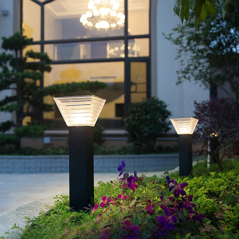 Outdoor Courtyard Solar Garden Lamps Landscape Decoration Roadside H80Cm Lawn Lights Waterproof Community Led Street Lights