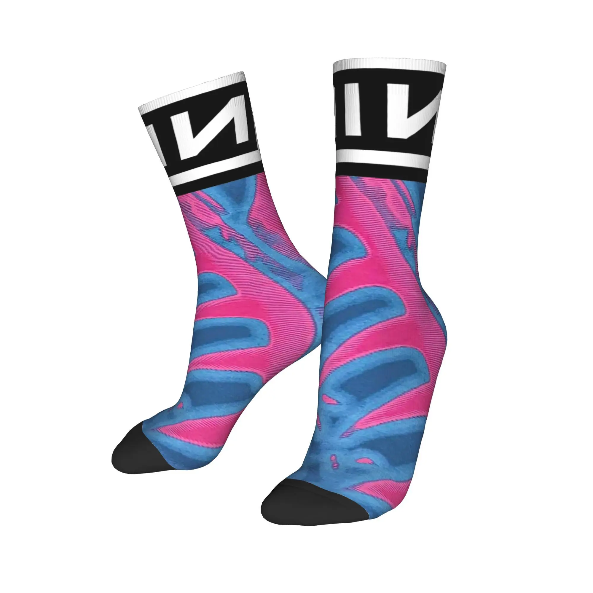 Men Women Rock Band Nine Inch Nails NIN Socks Breathable Casual Pretty Hate Machine Socks Best Gift Idea