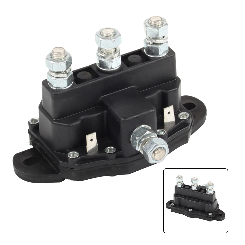 Heavy Duty Applications 12V Winch Relay Heavy Load Relay DPDT Switch Configuration Multiple Terminals Reliable Performance