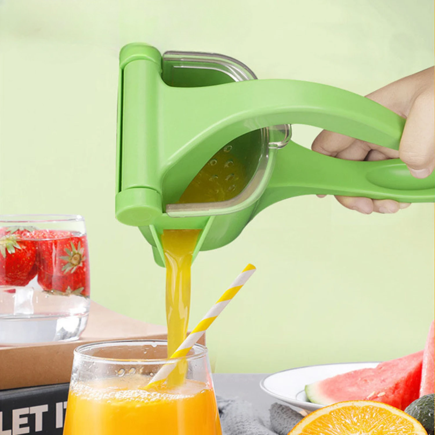 

Multi- Manual Citrus Juicer - Durable Polypropylene, Perfect For Oranges & Lemons, Essential Gadget