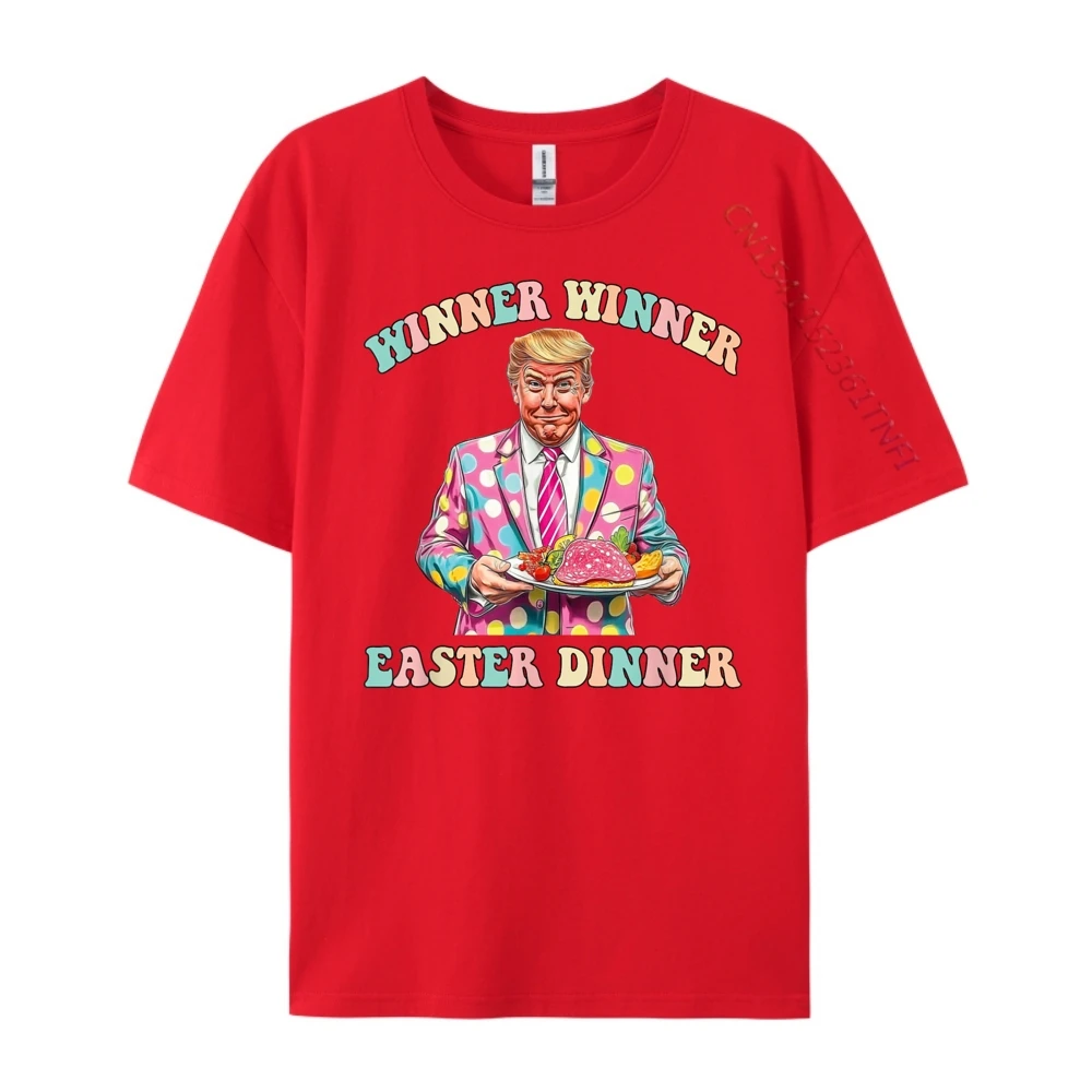 

Winner Easter Dinner Brand T Shirt Cotton T Shirt Men Print Cute Oversized T Shirt Autumn T-Shirts Easter Sunday