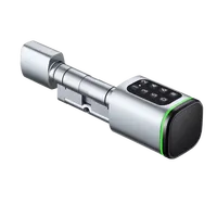 SZMYQ Tuya Keyless Smart Electronic Door Cylinder Lock BLE Network Home Hotel APP Keys IC Card Fingerprint Unlock Door System
