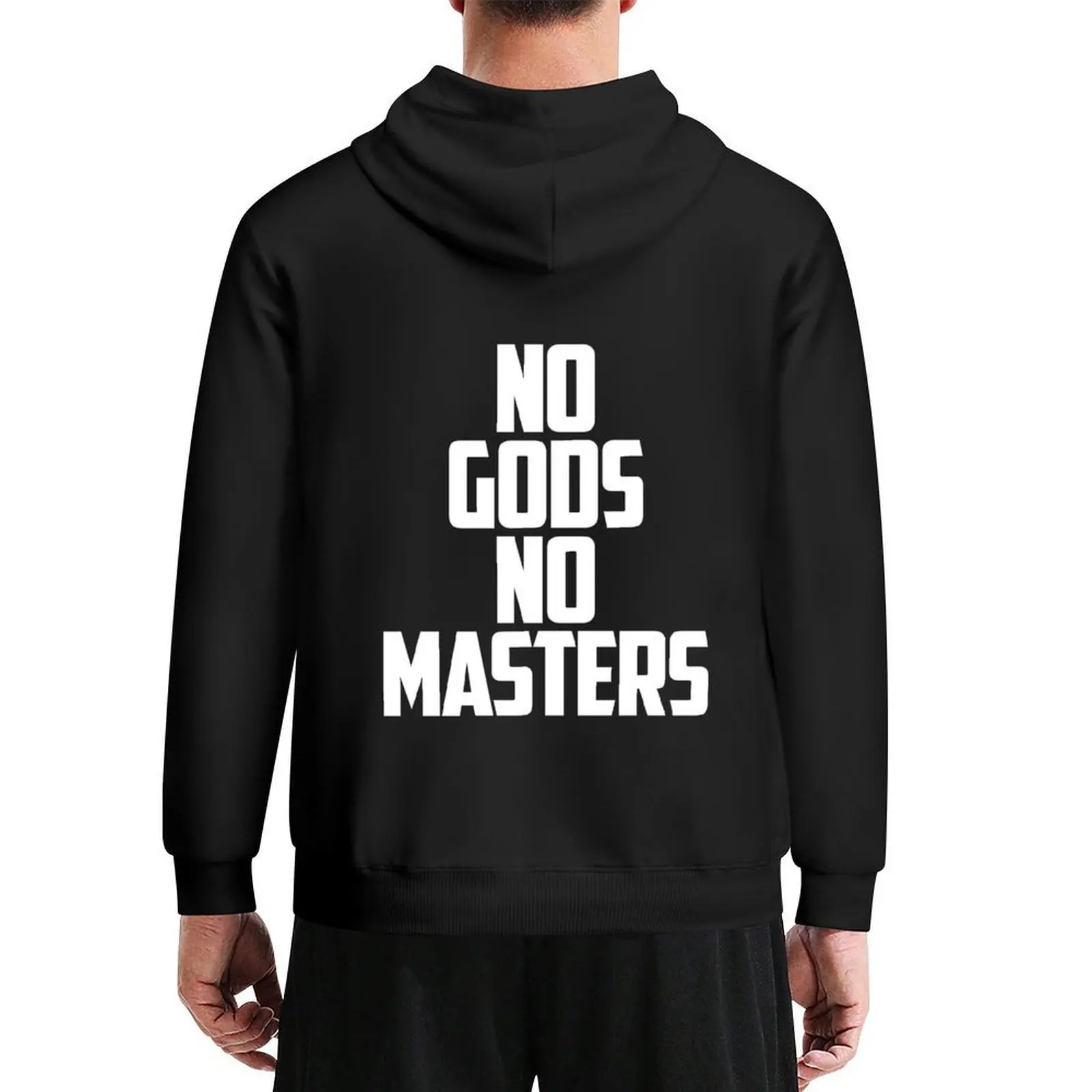 

NO GODS, NO MASTERS Hoodie mens designer clothes men's winter sweater men clothes hooded shirt anime hoodie