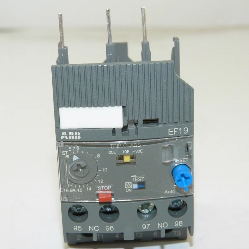 

ABB EF19 electronic overload relays EF19-0.32 EF19-1.0 EF19-2.7 EF19-6.3 EF19-18.9