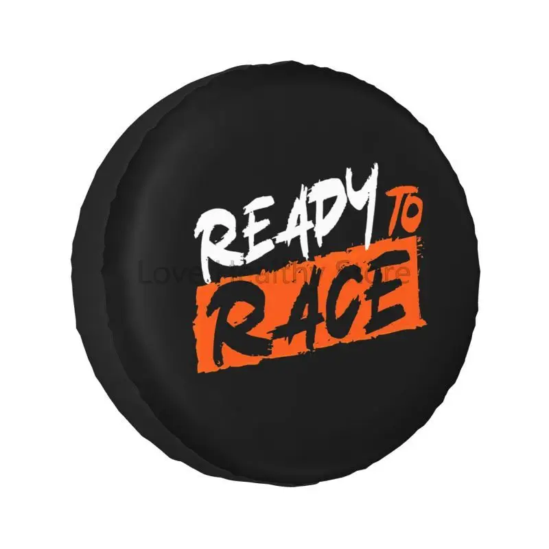 Ready To Race Spare Tire Cover 4WD 4x4 Waterproof Dustproof Spare Wheel Protector Universal for Trailer Rv SUV 14