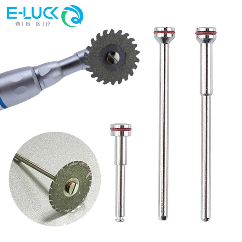 5pcs Dental Mandrel Polishing Shank Mandrel Burs Diamond Disc Holding Needle Rotary Cutting Tool 2.35mm