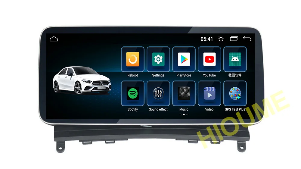 Snapdragon 6+128G Android 12 Car Multimedia Player GPS Navi For Mercedes Benz C Class W204 w205 V class W638 2008 - 2018 Carplay