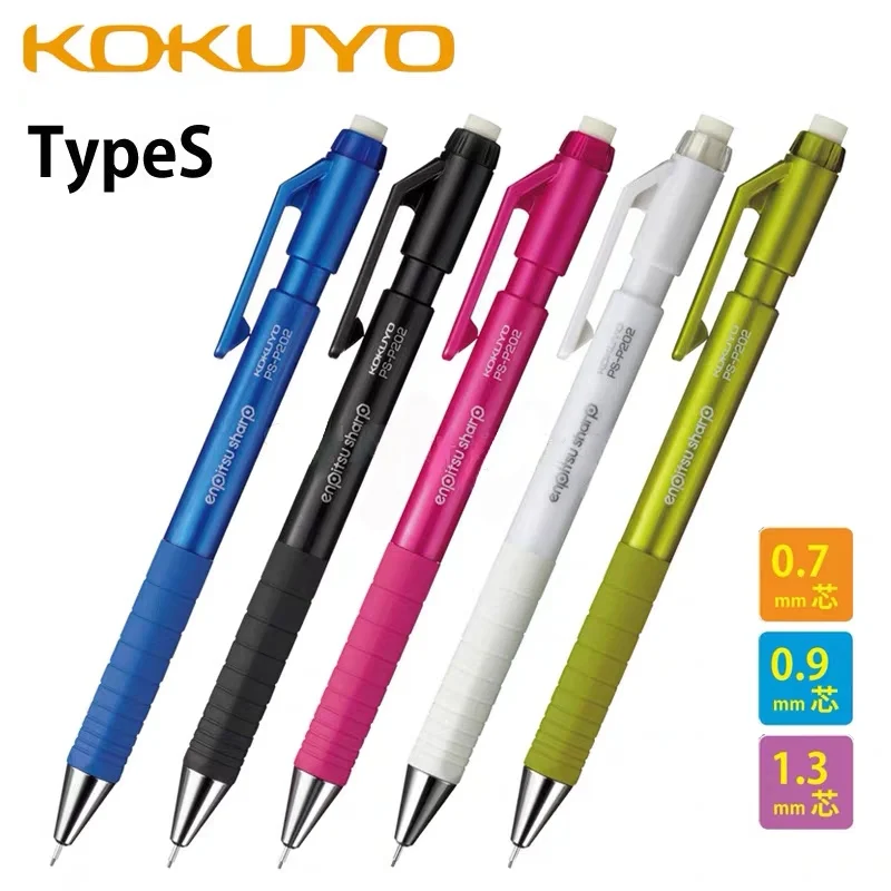 1pcs Mechanical Pencil 0.7/0.9/1.3 PS-P202 Hexagonal Rod Jelly Student Not Easy To Break Lead  Japanese Stationery