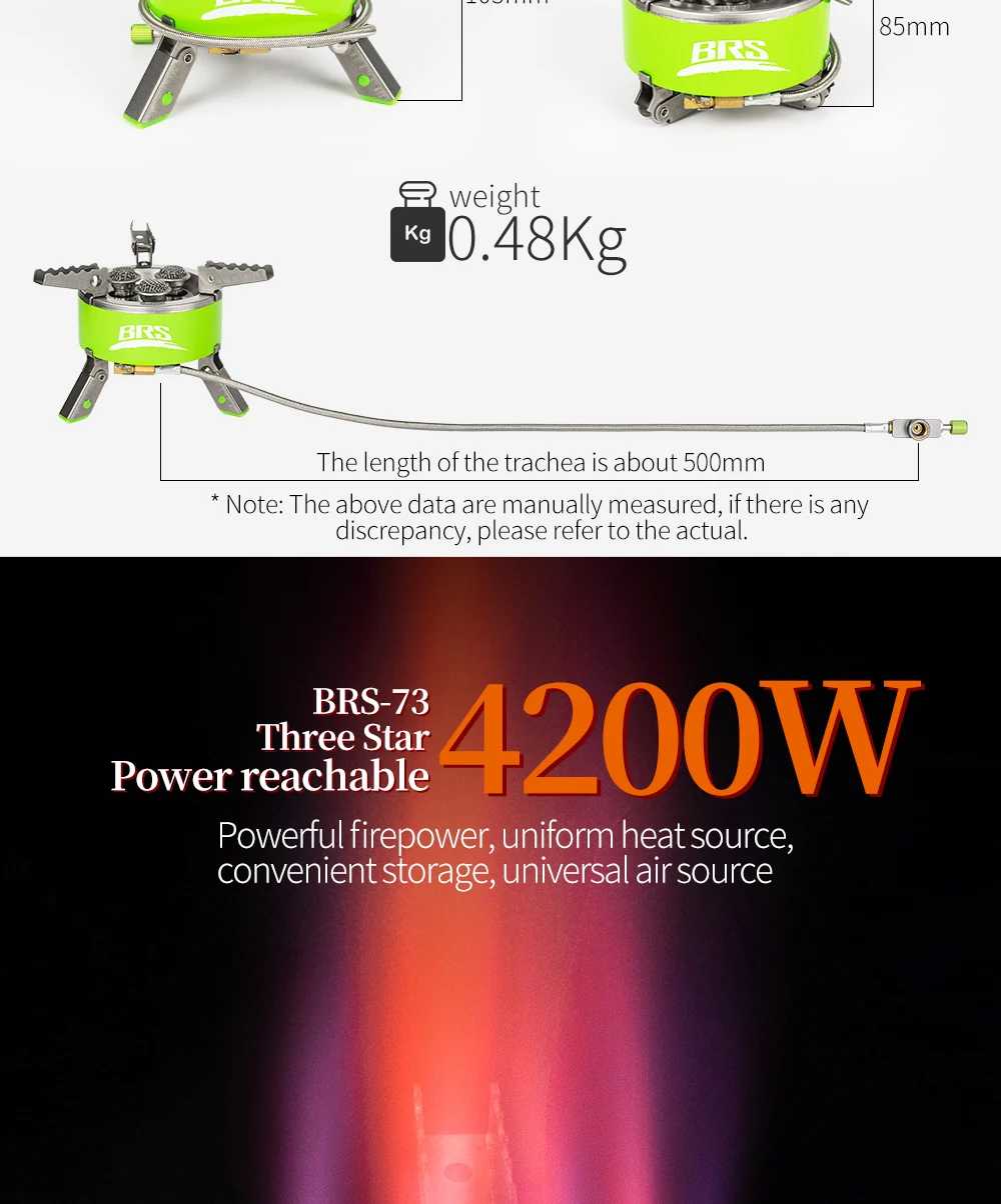 BRS Brenner 4200W 7000W Outdoor Camping Gasherd Faltbare Wandern Picknick Ofen Tragbare Tourist Kochen Brenner Camping Liefert – Detail 3