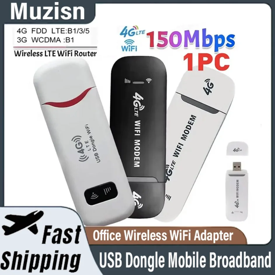 

USB-ключ мобильный широкополосный 4G LTE беспроводной модем 150 Мбит/с 4G SIM-карта беспроводной маршрутизатор домашний офис беспроводной Wi-Fi адаптер