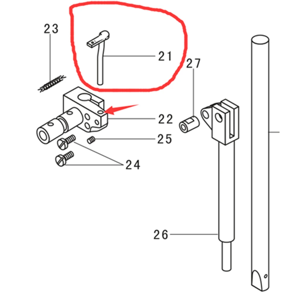 

Thread Guide For Singer Mattress Sewing Machine 300U,300W,302U,302W,320W