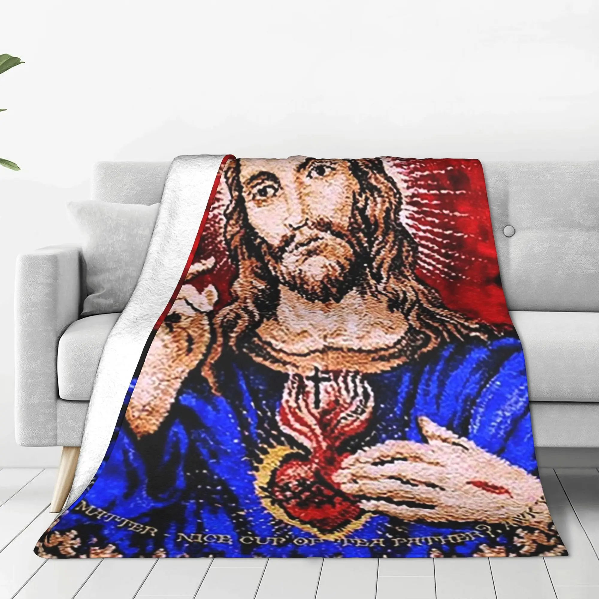 Father Ted Scared Sofa Blanket Portable Fleece Sofa Throw Blanket for Home Bedroom Outdoor Throws Bedspread Quilt