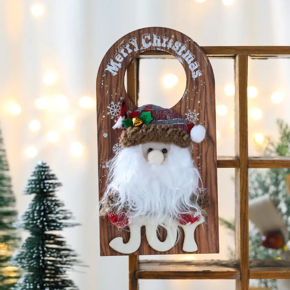 Fashion Christmas Decorations  Eye-catching Eco-friendly Christmas Ornaments  Creative Santa Claus Door Hanging