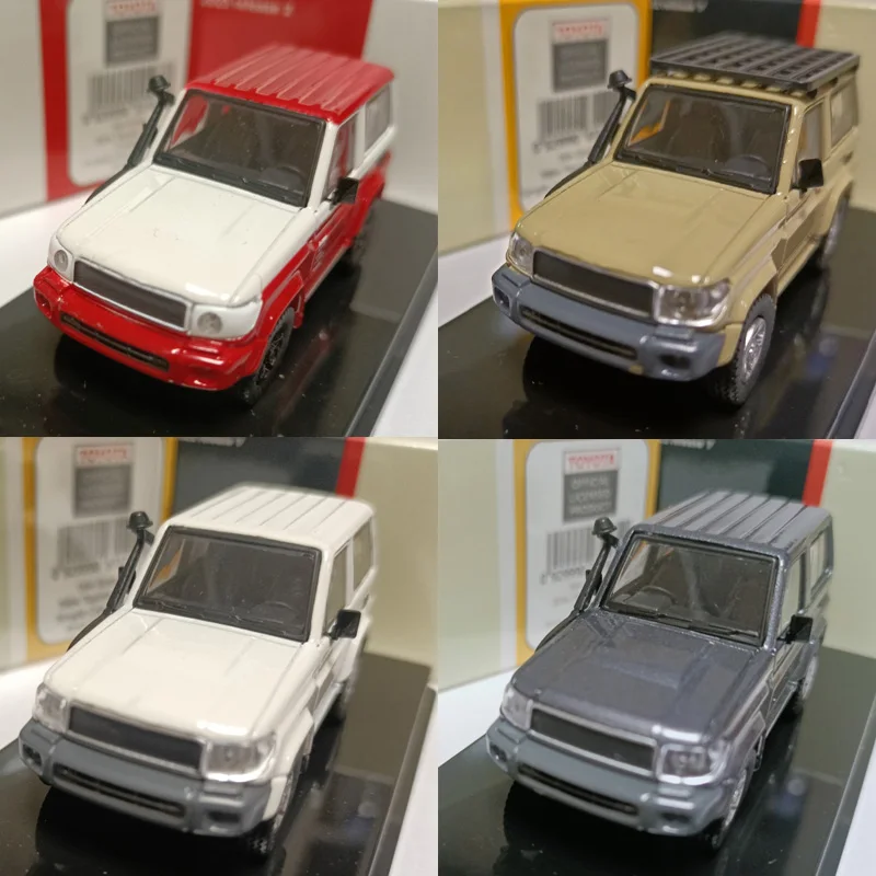 

PARA64 1:64 Scale Diecast Alloy Land Cruiser LC71 2014 SUV Toy Car Model Classics Adult Collectible Souvenir Gift Static Display