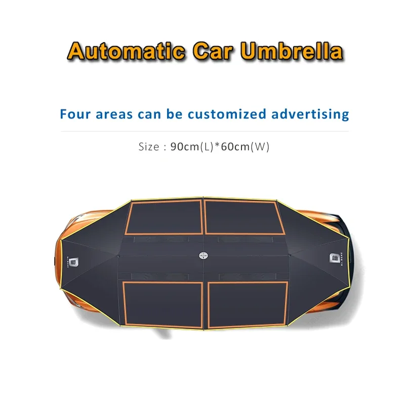 Universal Fully Automatic Car Sunshade Umbrella 4.0 Meter Car Automatic Umbrella