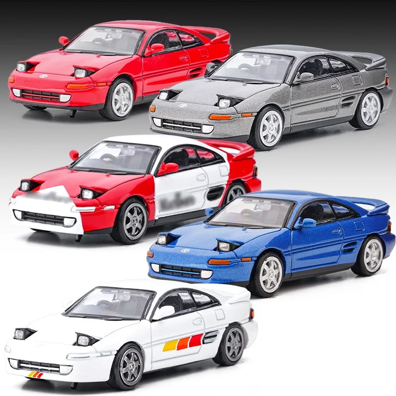 Um 1/64 toyota mr2w20 Sportwagen legierung Auto Modells imulation Kleinwagen Modells ammlung Miniatur modell