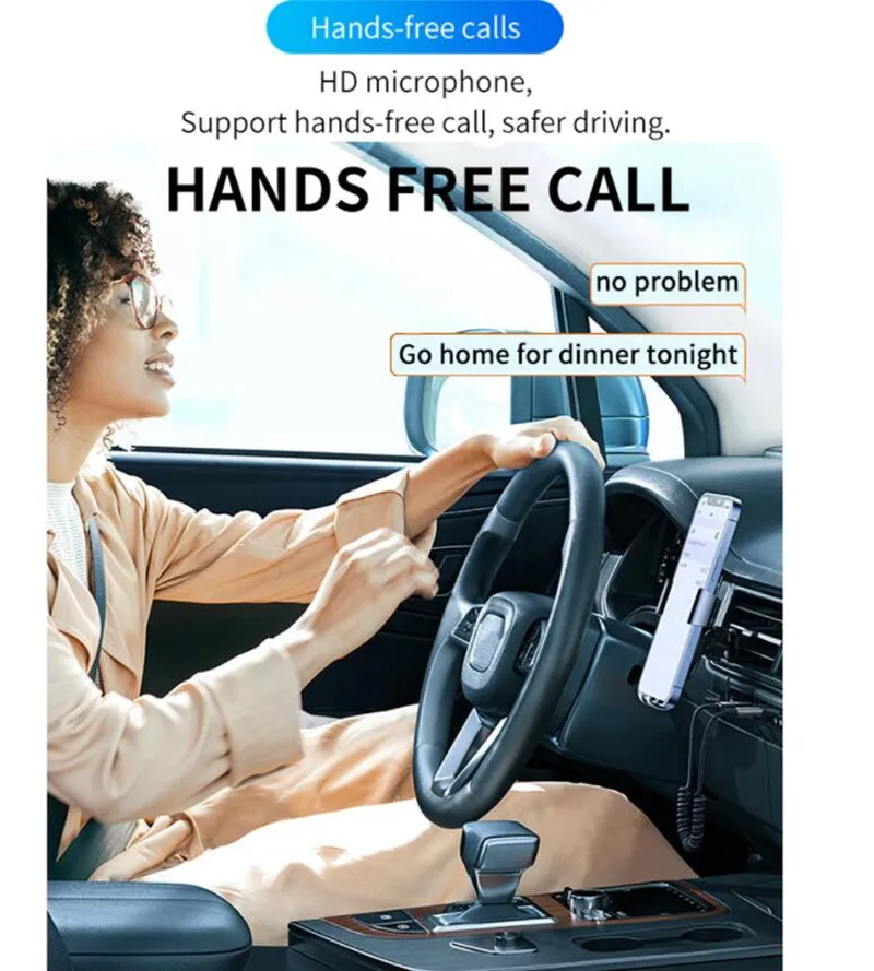 AUX USB بلوتوث 5.0 استقبال ستيريو محول لاسلكي 3.5 مللي متر 3.5 جاك Aux بلوتوث استقبال الصوت الموسيقى سيارة عدة الارسال Mic