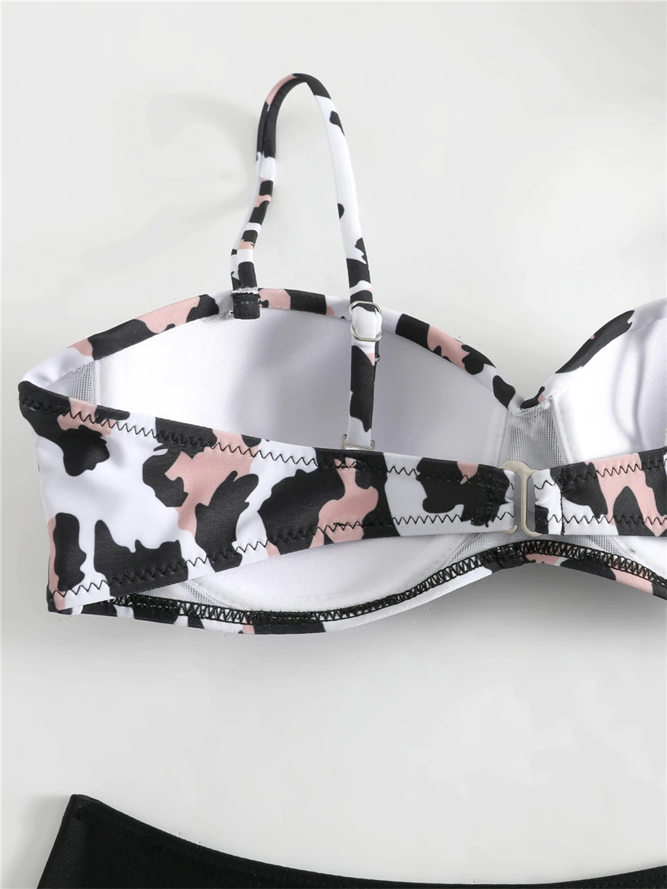 2025 Leopard Push Up Two Piece Bikini Triangle Swimsuit Women Chest Twist Swimwear Female Bathers Bathing Swim Suit Beachwear