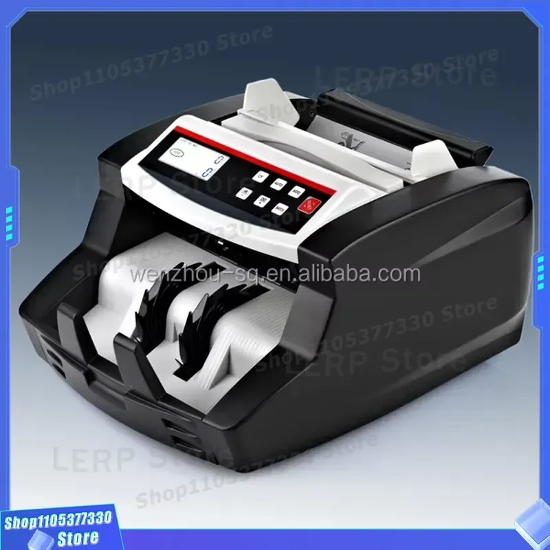 Automatic Banknote Counter Machine with UV MG IR Fake Money Detector for USD EUR GBP Multi Currency Cash Counting Device for