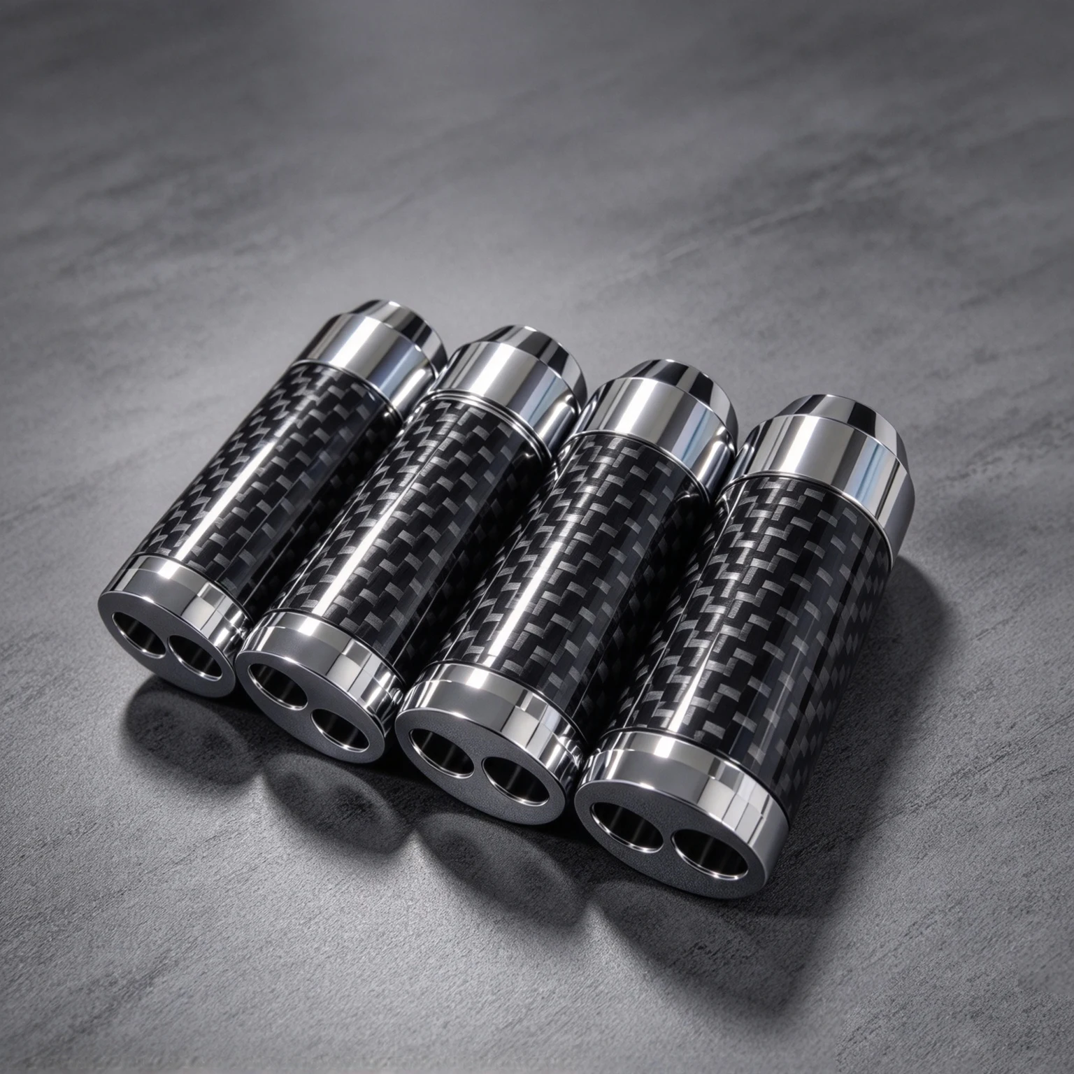 Kabelverteiler aus schwarzer Kohlefaser, Y-Splitter 11mm auf 2x7mm Löcher mit Audio-Lautsprecherkabel, DIY-Kabelverbinder AL1107 – Detail 4