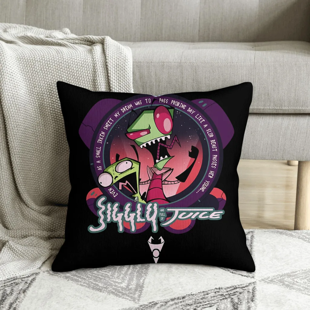 

Probing Day Invader Zim Tallest Red TV Polyester Cushion Cover For Livingroom Chair Decorative Washable