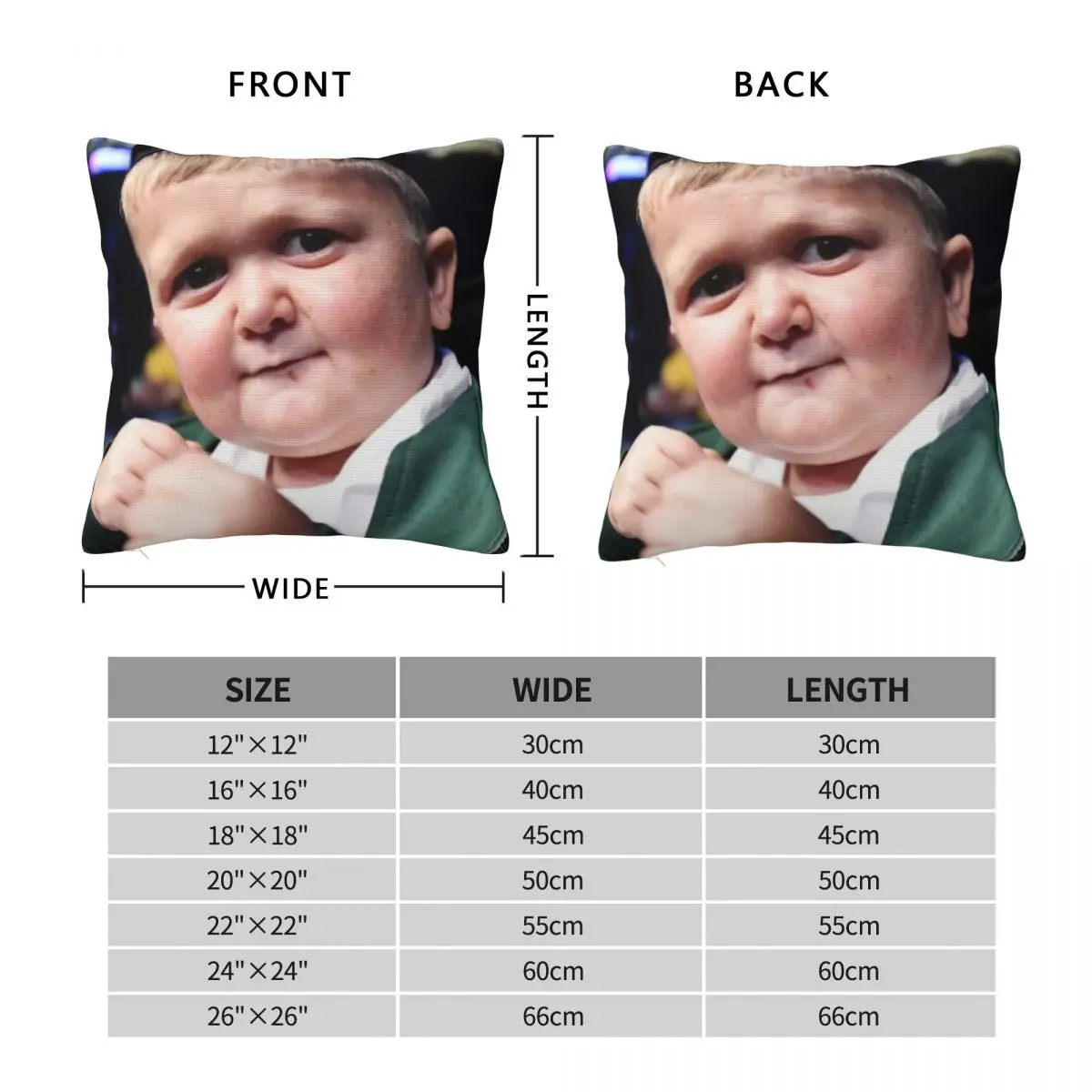 Chechen Fighting Child Hasbulla Magomedov Square Pillowcase Pillow Cover Cushion Zip Decorative Throw Pillow for Home Bedroom