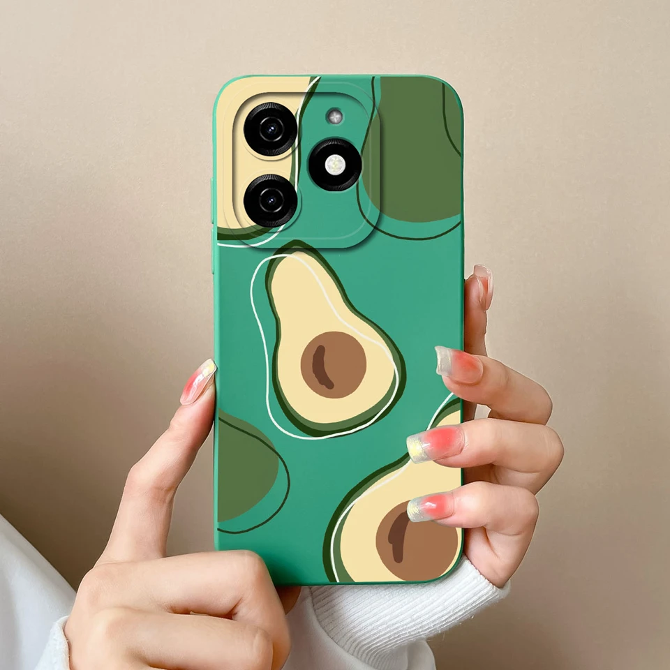 Cases For tecno spark 20 20 proplus Beautiful Sunflower Avocado Drop-Resistant Phone Cover For Tecno Spark 20 20 Pro Plus Funda