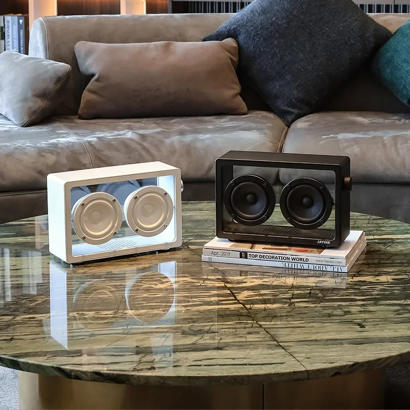 Wireless Bluetooth Speaker New Transparent Outdoor Soundbox High Power Home Decorative Speaker Scandinavian Minimalist Subwoofer