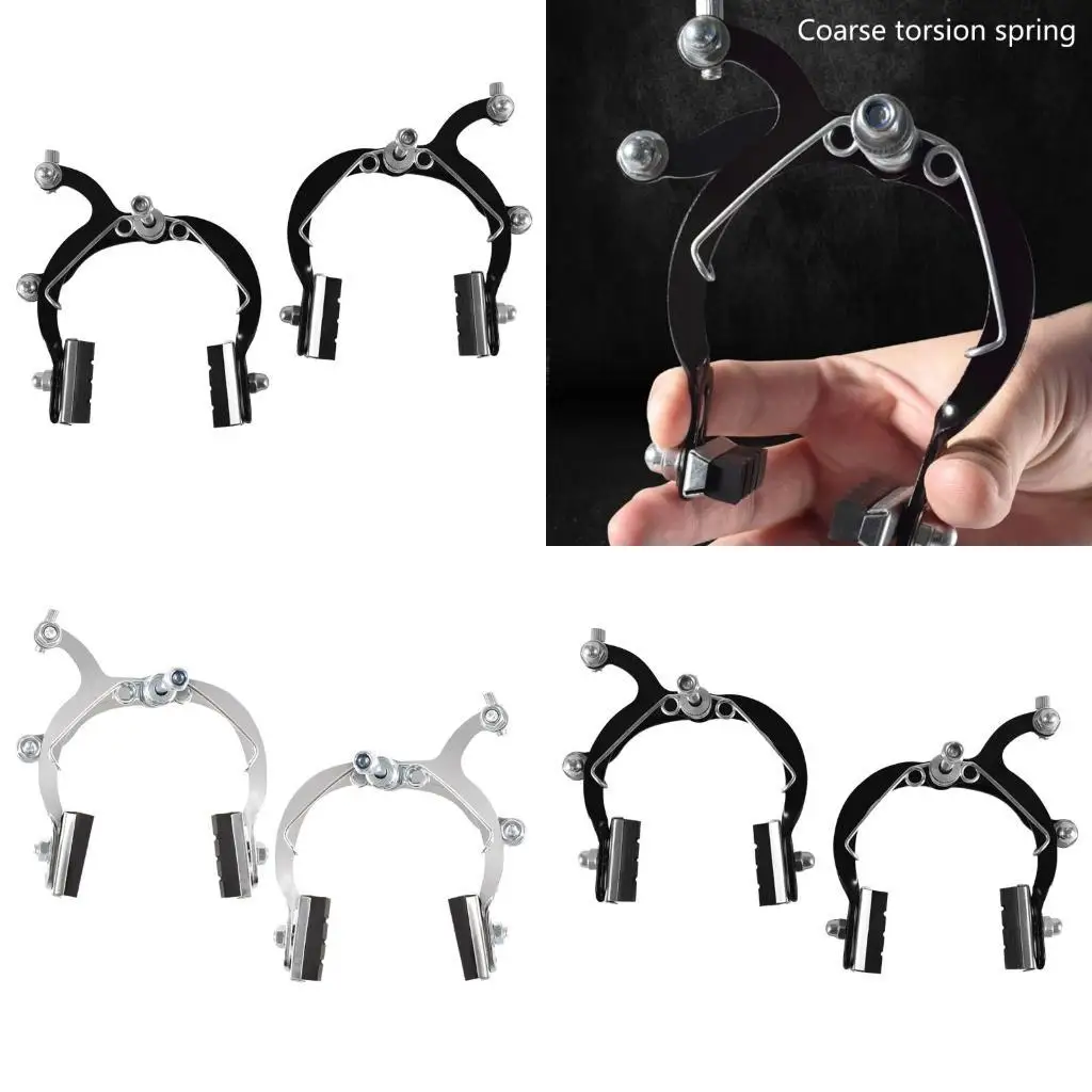 

Y1UC Bicycles C Type Brakes Calipers Road Bike Caliper Side Line Pull Rims Brake for Road Bike, Folding Bike Easily Install