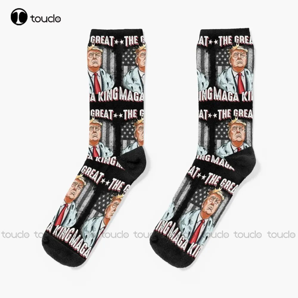 Ultra Maga 7 Socks Youth Black Soccer Socks Personalized Custom Unisex Adult Teen Youth Socks Custom Gift New Popular Casual