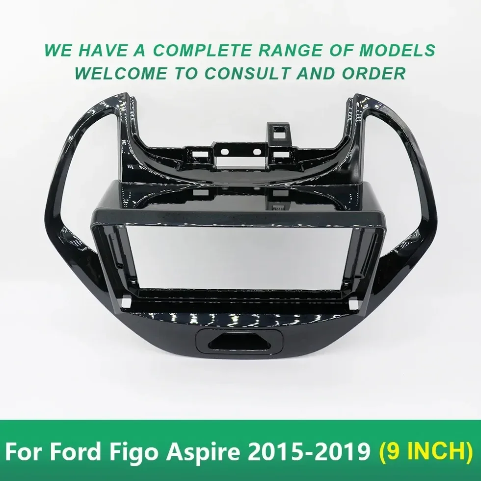 

9 Inch Car Radio Fascia Frame 2DIN Install Panel Dashboard For Ford Figo Aspire 2015-2019
