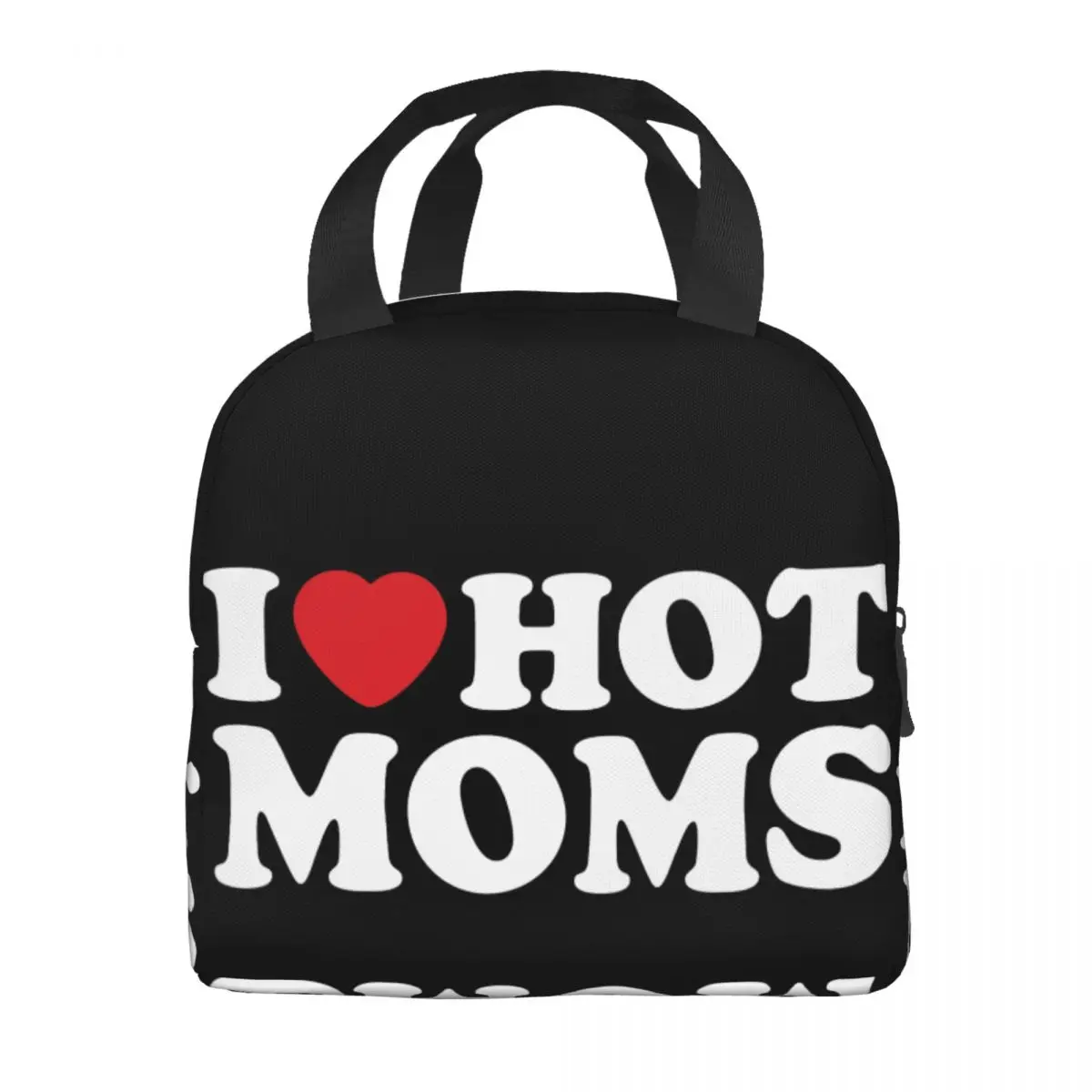 Ik Hou Van Hete Moeders Lunchtas Unisex Draagbare Koeler Geïsoleerde Lunchbox Food Bento Box