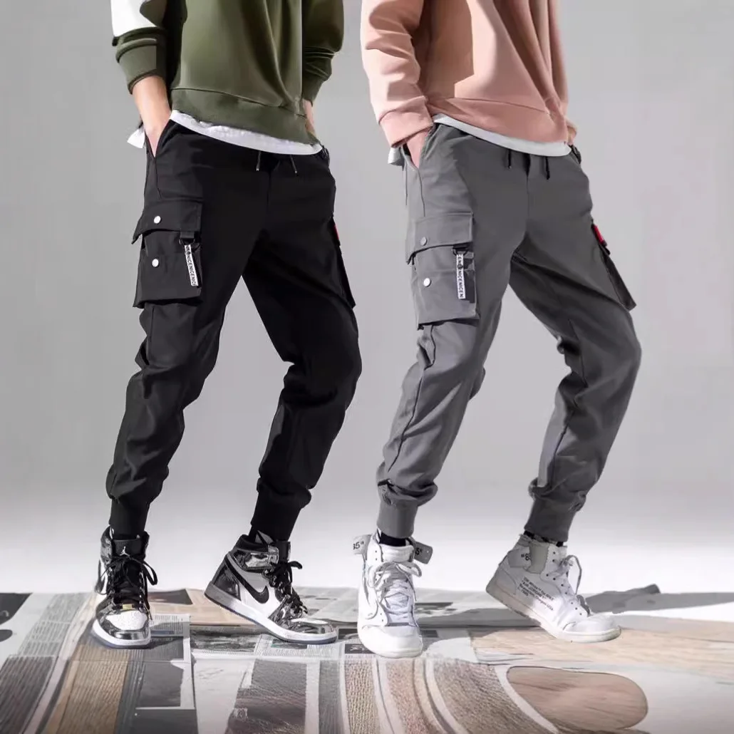 

Men Summer Thin Cargo Pants, Loose Multi Pocket Cargo Pants, Elastic Drawstring Cargo Pants, Casual Big Size Work Trousers