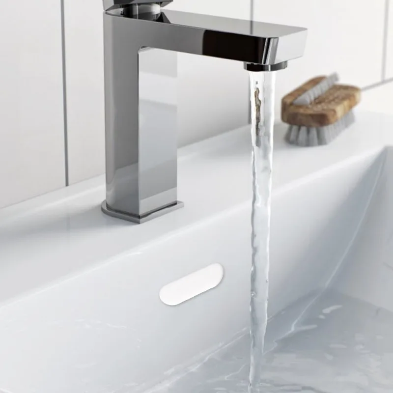 6/1Pcs Sink Overflow Cover Kitchen Wash Basin Trim Round Plug Bathroom Bath Drain Cap Remplacement Overflow Hole Ring Covers