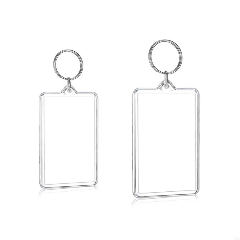 U75C Clear Picture KeyChain Пластиковая фотография для защелки