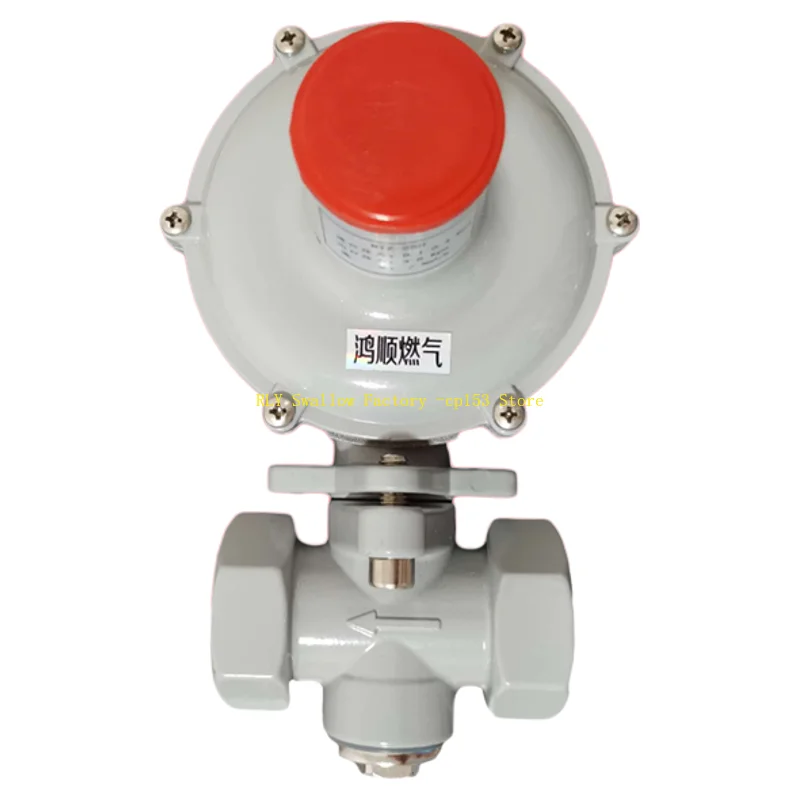 Industrial Natural Gas Pressure Reducing Valve Gas Regulator Pipeline Gas, Pressure Regulator Threaded Safety Regulator