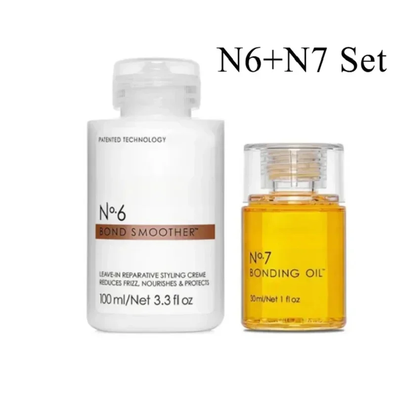 2 uds No.7 + No.0/1/2/3/4/5/6/7 Perfector de cabello aceite BONDING reparación daños fortalece la protección estructura del cabello aceite para el cuidado del cabello Frizz