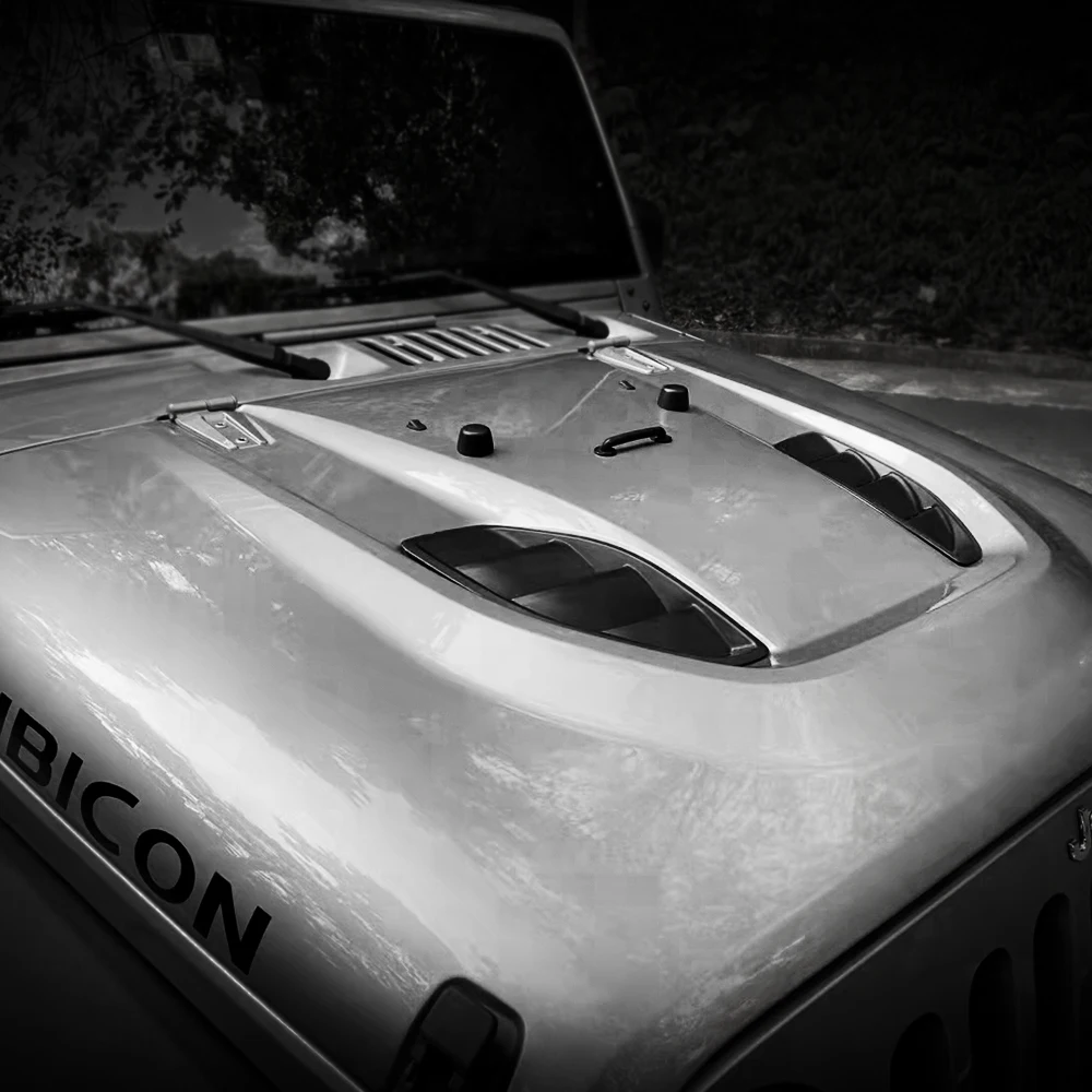 10th Anniversary Hood Replacement Hood Heat Dispersion for 2007-2017 Jeep Wrangler JK JKU