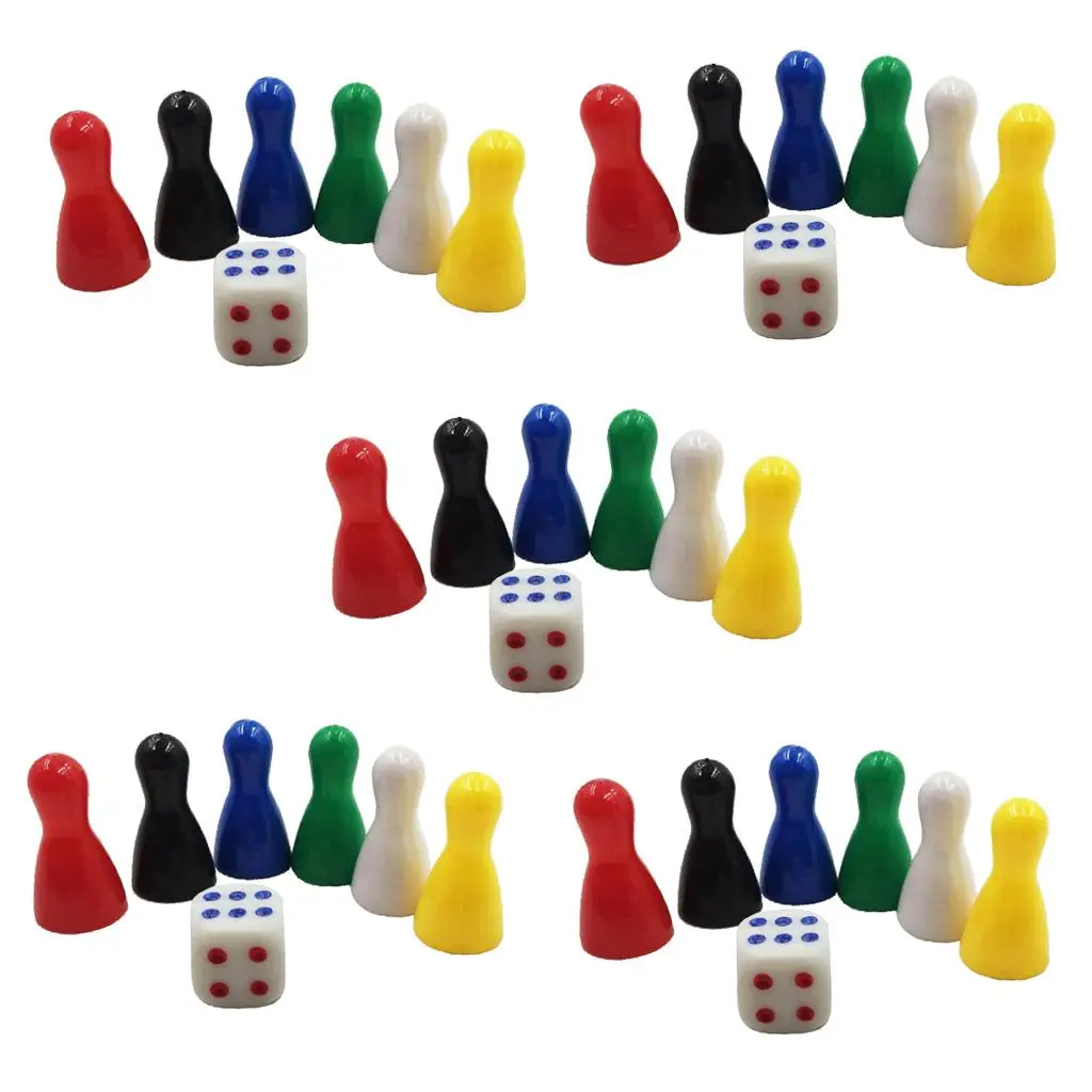 

6 шт. набор шахматных фигур, аксессуары для карточных игр, детские игрушки