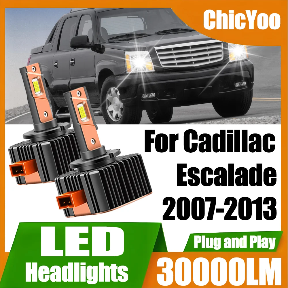 

Светодиодные фары HID Xenon Canbus высокой мощности 30000 лм, 6000K белый свет, для Cadillac Escalade 2007-2013
