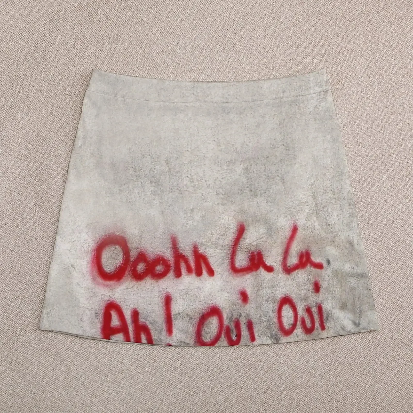 French Graffiti - Ooohh La La Mini Skirt Skirt pants Female clothing short skirt for women fairy grunge