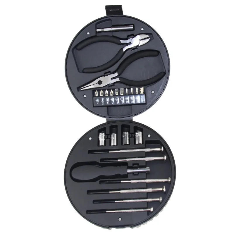 24-piece Hand Tool Sets Household Screwdriver Pliers DIY Repair Tool Creative Tire Modelling Storage Box Hardware Tools Sets