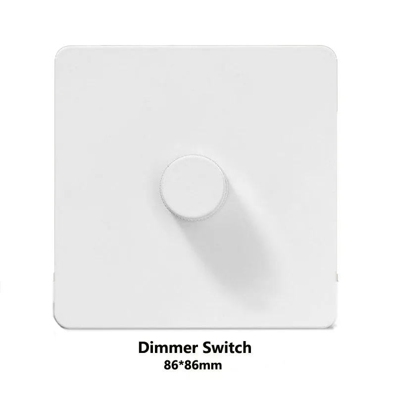 LED Dimmer Switch Electrical Light Brightness Regulator Antique Brass EU Standard with Claws