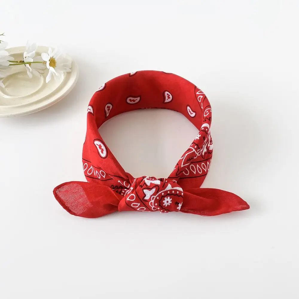 

Повязка на голову, маленький квадратный шарф, шарф, повязка для волос в стиле хип-хоп, шарфы с принтом кешью, треугольный шарф, шейный платок, шелковый шарф с принтом