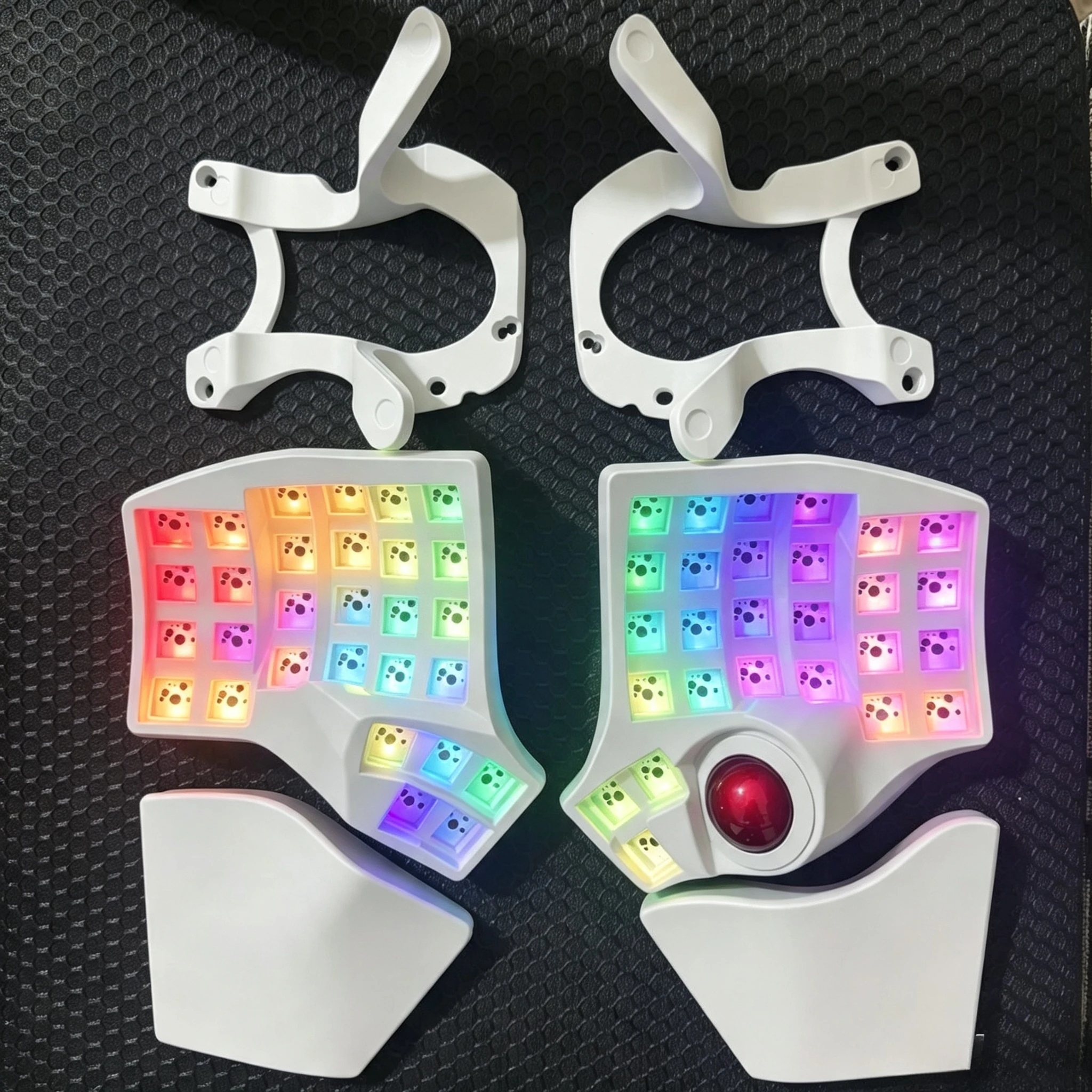 Charybdis MK2 分割キーボード ワイヤレス トラックボール