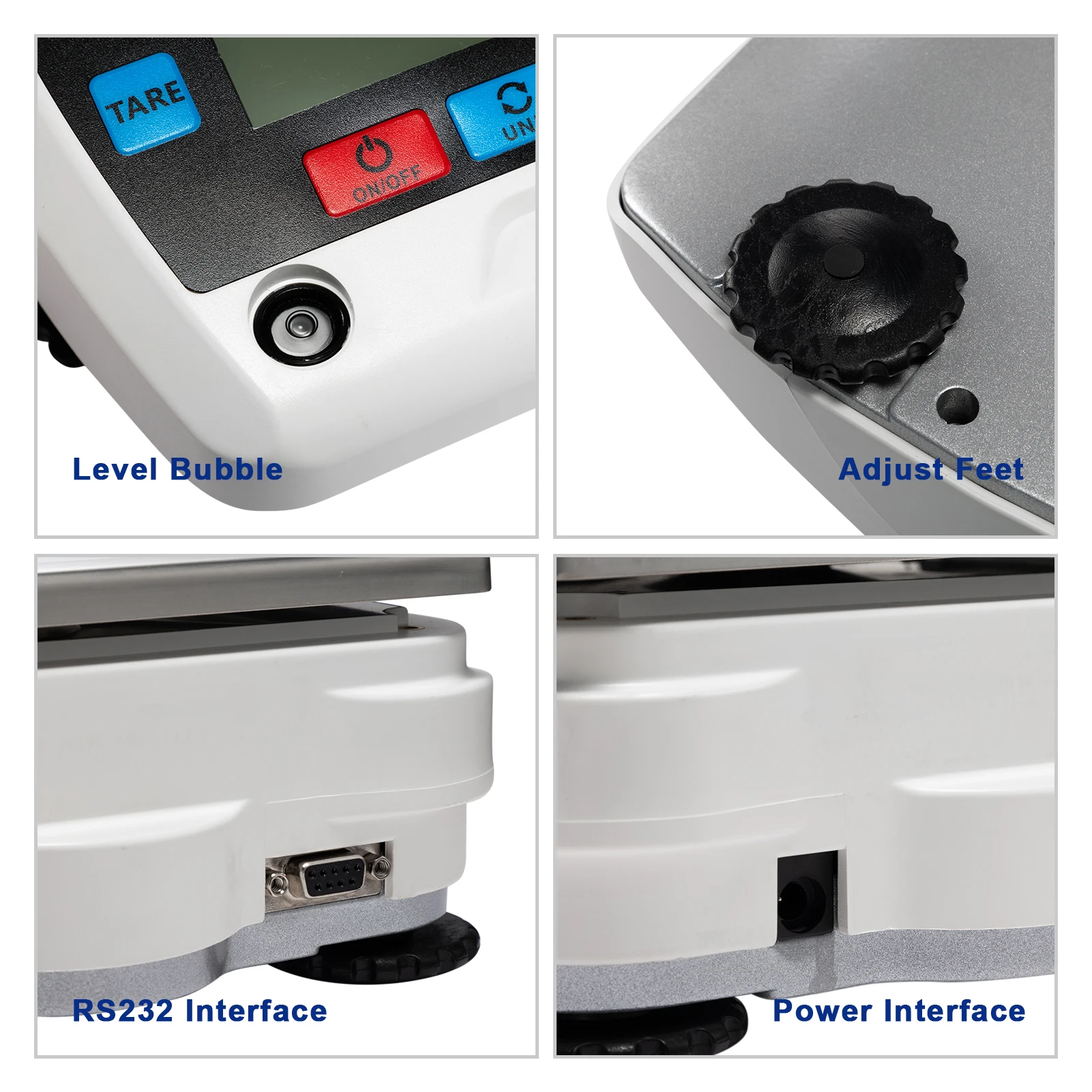 High Precision Lab Scales 0.1g Accuracy Digital Laboratory Scales Weighting Scales for Scientific or Industrial 10kgx0.1g