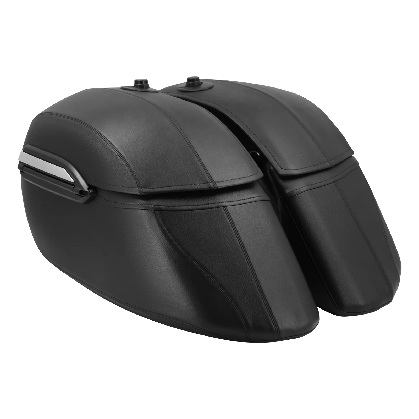 

Motorcycle Hard Saddlebags Trunk Luggage With Heavy Duty Mounting Bracket Kit for Touring Softail XL