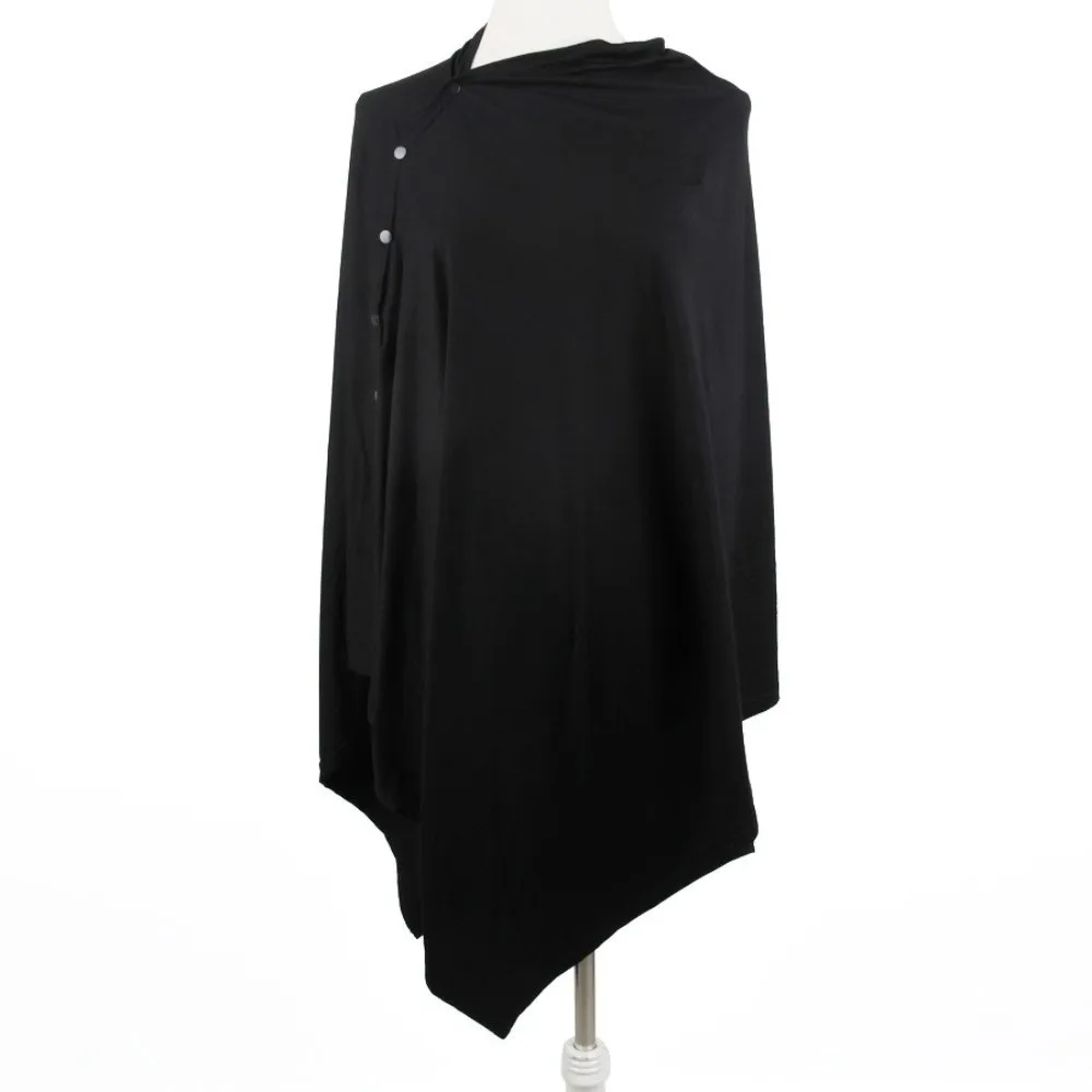 편안한 산모 간호 커버 소프트 버튼 모유 수유 담요 조정 가능한 유모차 담요 어머니의 간호 수건 야외